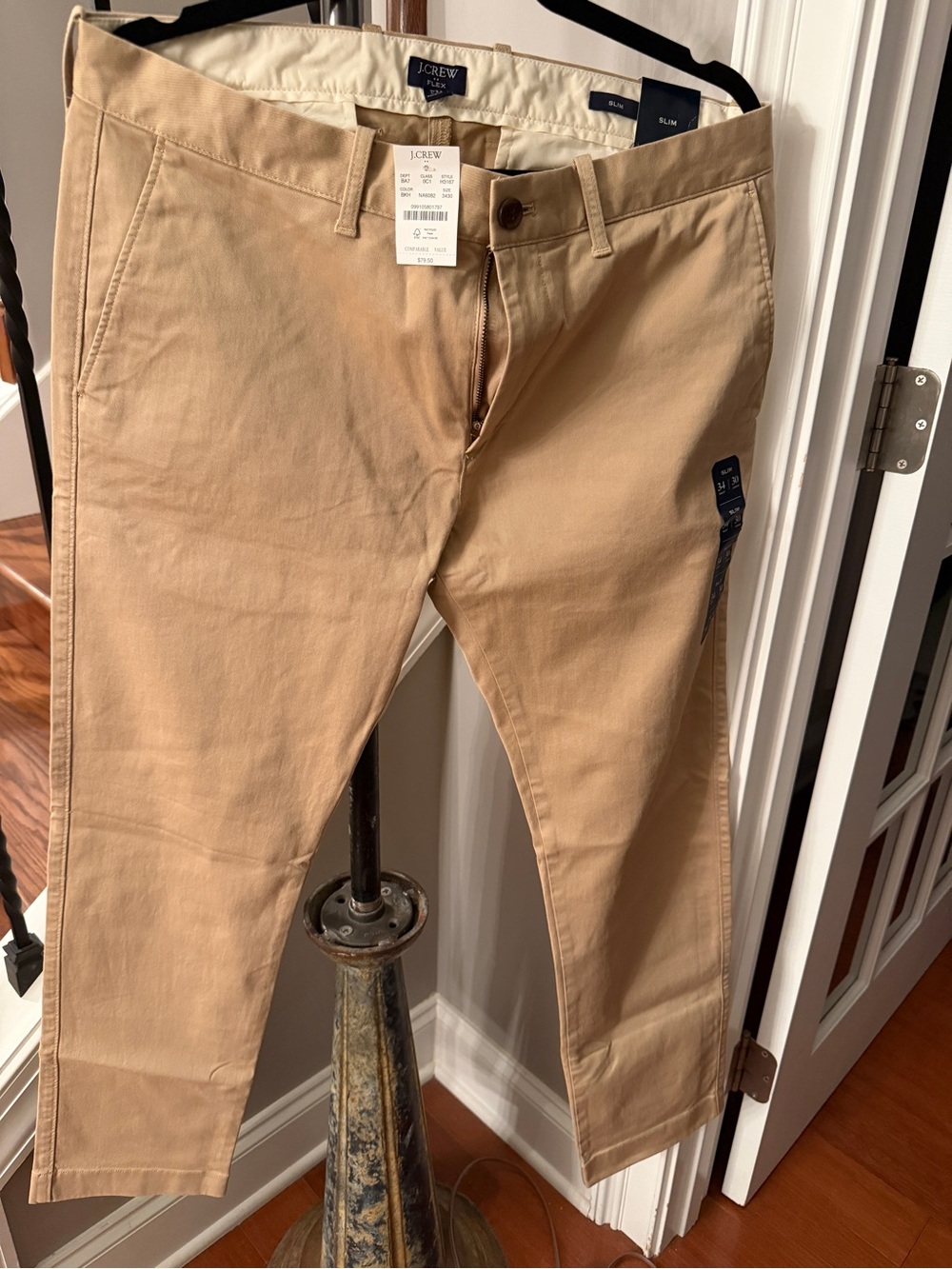 J. Crew Men's Chinos in Khaki/Tan